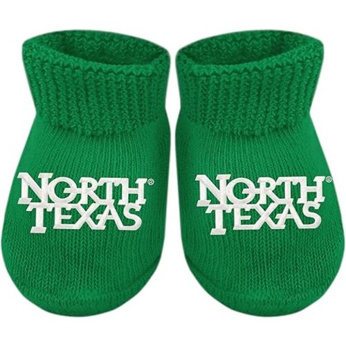 Creative Knitwear College Baby Bootie Sock - Team Logo, Multiple Colors, for Boys & Girls (Newborn - 6 Months)