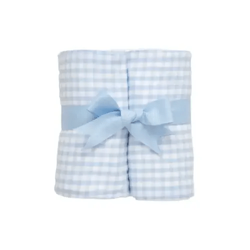 Brands We Love Big Check Set of Two Burp Cloths by Janie and Jack