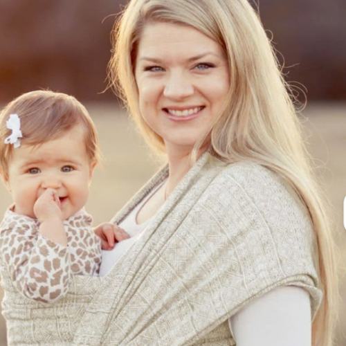(SIZE 6) Baby Wrap Sling Prima Nature White - Baby Wrap Slings | DIDYMOS Baby Carriers