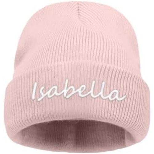Custom Baby Beanie Knit Hats Personalized Embroidered Toddler Winter Hat with Name for Boys Girls Adults