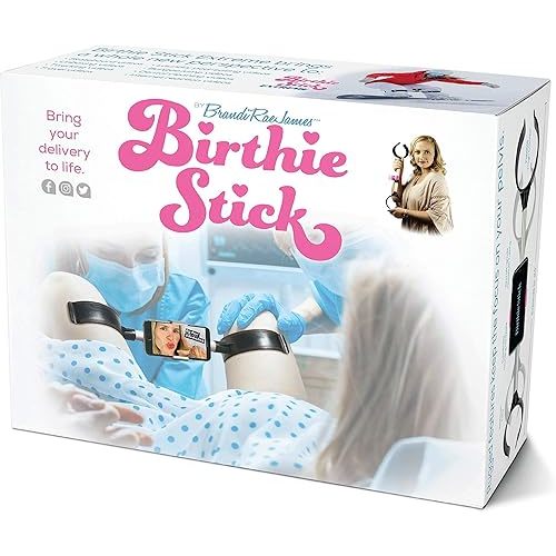 Prank-O Birthie Stick Gag Gift Boxes for Presents, Mother's Day Gift Box, Wrap Your Real Present in a Convincing and Funny Fake Gift Box, Practical Joke for Birthday Presents, Empty Box