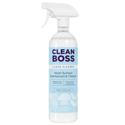 CleanBoss Multi-Surface Botanical Disinfectant, Fresh Thyme, 24 fl oz