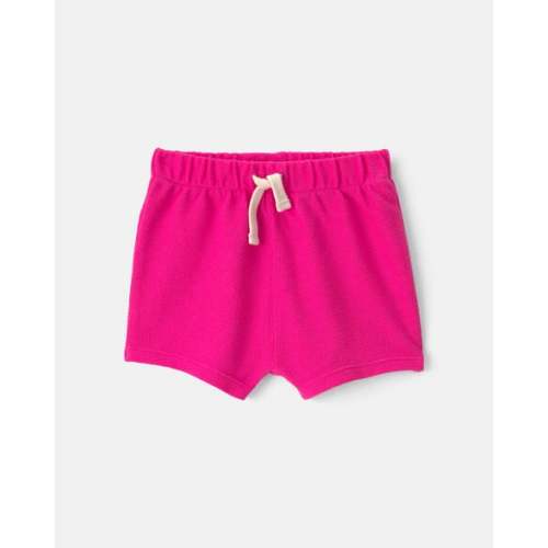 Baby Girl Drawstring Shorts - Pink | Carter's (Newborn)