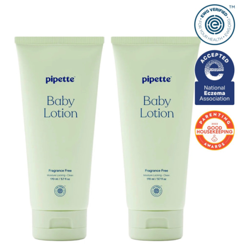 Fragrance-Free Baby Lotion Duo | Pipette Baby