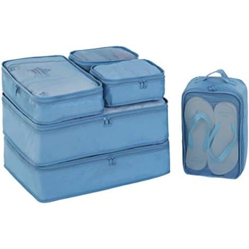 JJ POWER Travel Packing Cubes, Luggage Organizers with Shoe Bag