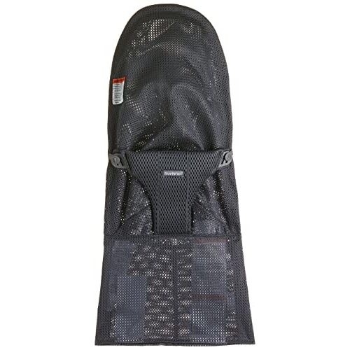 BabyBjörn Fabric Seat for Bouncer - Anthracite, Mesh, Anthracite, 1 Count (Pack of 1)