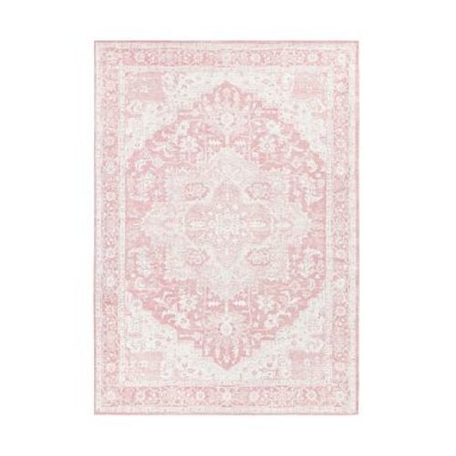 Ellington Recycled Washable Rug , 8X10 , Blush