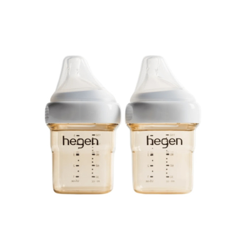 Hegen PCTO™ 150ml/5oz Feeding Bottle PPSU 2-Pack with 2 x Slow Flow Nipple (1 to 3 months)