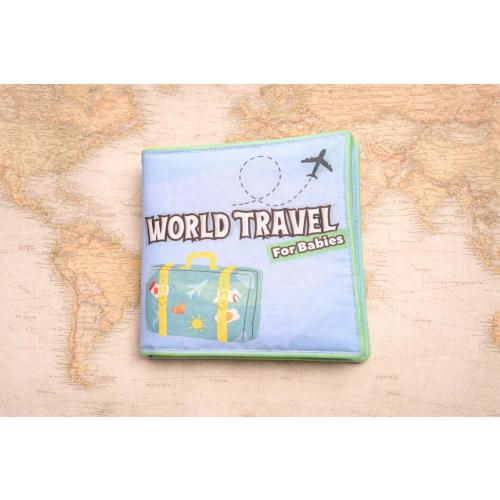 World Travel Soft Baby Book – Handmade Sensory Toy for Travelers