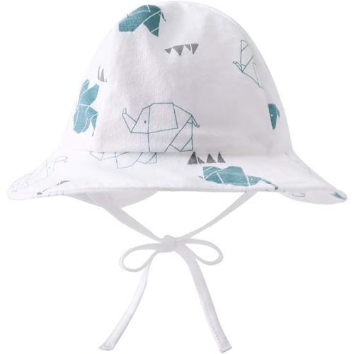 pureborn Baby Toddler Bucket Hat for Infant Boys Girls Kids Breathable Sun Hat with Chin Strap
