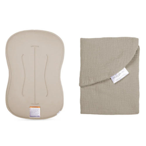 Lounger Curve + Muslin Cover Set | Birch