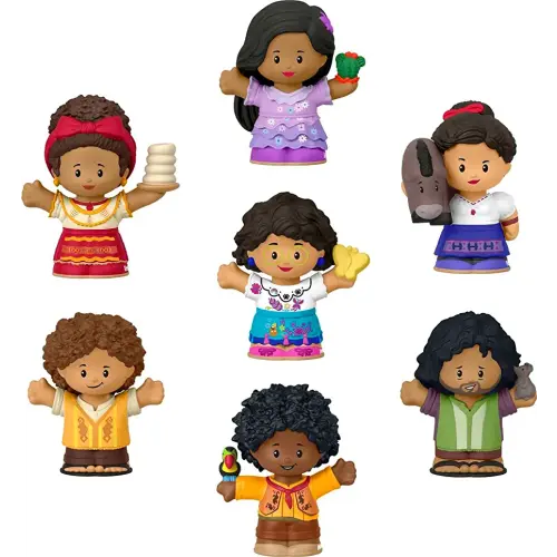 Fisher-Price Little People Toddler Toys Disney Encanto Figure Pack with 7 Characters for Pretend Play Ages 18+ Months (Amazon Exclusive)