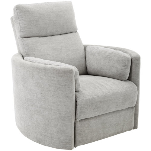 Wade Logan® Bre Jelissa 40" W Polyester Upholstered Swivel Recliner with Integrated USB Port & Reviews | Wayfair