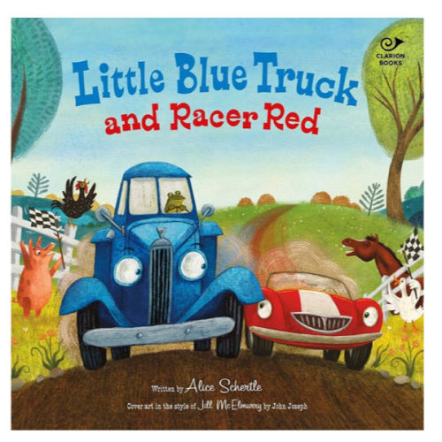 Little Blue Truck and Racer Red: A Fun Picture Book About Race Cars, Friendship, and Trying Your Best for Children (Ages 4-8)