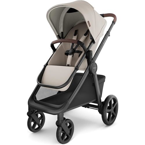 Mompush Ultimate 3 Full Size Stroller for Infant to Toddler - All-Terrain PU Tires with Full Suspension, Reversible Extendable Seat, Adjustable Handle, One-Second Fold, Car Seat Compatible