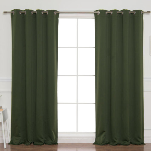Charlton Home® Linhart Solid Fire Retardant Blackout Thermal Grommet Panels (Set of 2) & Reviews | Wayfair
