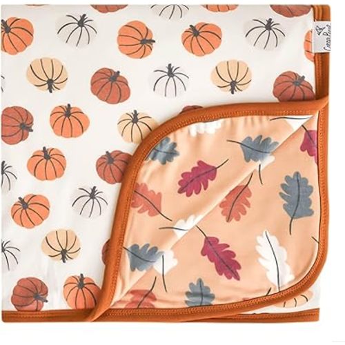 Copper Pearl Three-Layer Baby Blanket: Soft Quilt for Boys and Girls | Breathable, Cozy Toddler Blanket | 46x46 Premium Polyester/Rayon | Karver