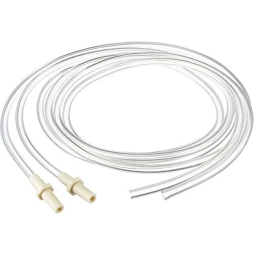 Replacement Tubing (1 Retail Pack of 2 Tubes) Compatible with Medela Pump in Style and New Pump in Style Advanced Breast Pump - 100% BPA Free (One Pack)