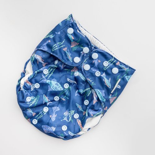 Betta Buddies by Cynthia Lai - Reusable Swim Diaper - Fish - One Size