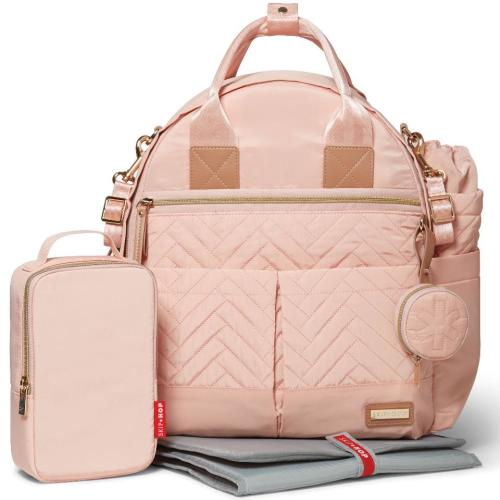 Skip Hop 6 Piece Suite Exclusive Diaper Backpack Set - Blush