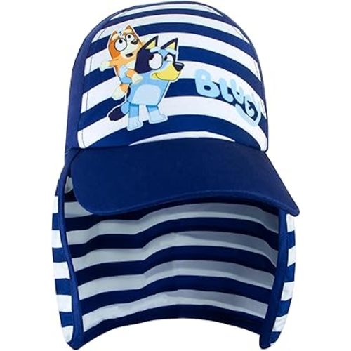 Bluey Sun Hat | Cute Summer Hat for Boys | Bingo Boys Beach Hats Blue