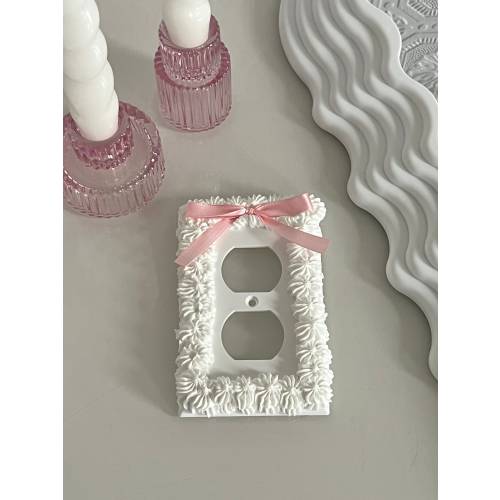Coquette Bow Outlet Plate Cover