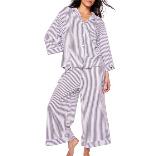Olivia Wide Leg Pima Cotton Pajamas