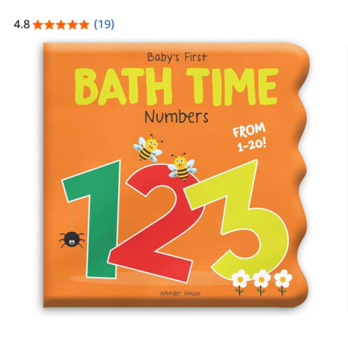 Baby's First Bath Time: 1,2,3 Bath Book