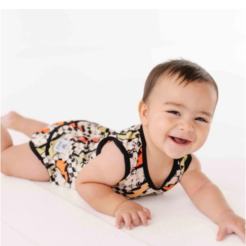 Charged Up Snuggle Bug Sleeveless Bodysuit