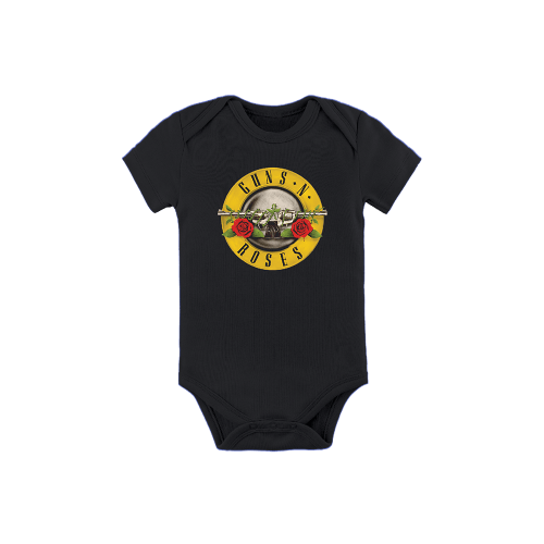Bullet Logo Black Onesie - Guns N' Roses Official Store
