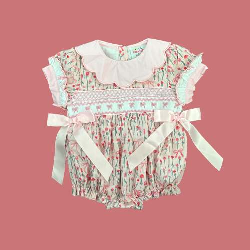 Heirloom Bow Bubble – The Smocked Sisters Co
