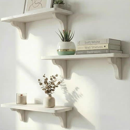 Wood White Shelves