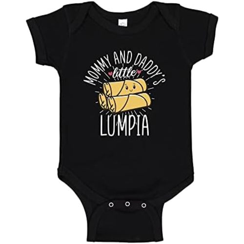 Mommy and Daddy's Little Lumpia Baby Bodysuit One Piece or Toddler T-Shirt Gift for Filipino Mom and Dad