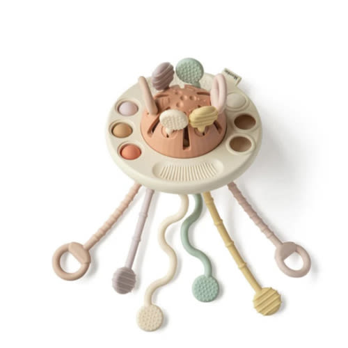 Montessori Toy Silicone UFO Pulling | Moonkie