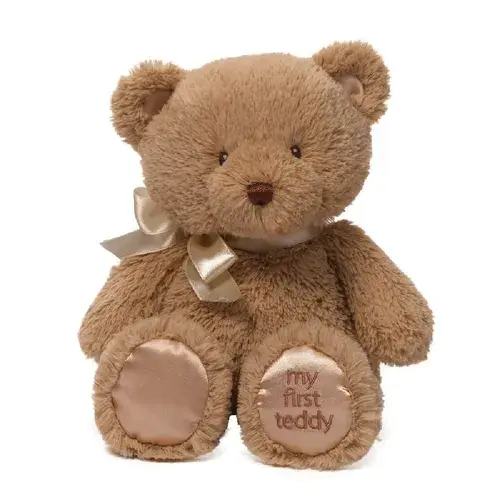 Baby Gund My First Teddy Tan 25cm | Baby Bunting AU