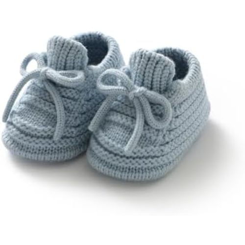 Neiwech Baby Booties Newborn Cozy Soft Warm Knitted Crib Shoes for Infants Boys Gilrs