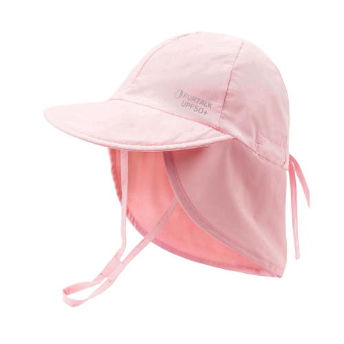 FURTALK Baby Sun Hat with Neck Flap UPF 50+ Adjustable Baby Boys Girls Summer Beach Hat for Traveling Swim Hat