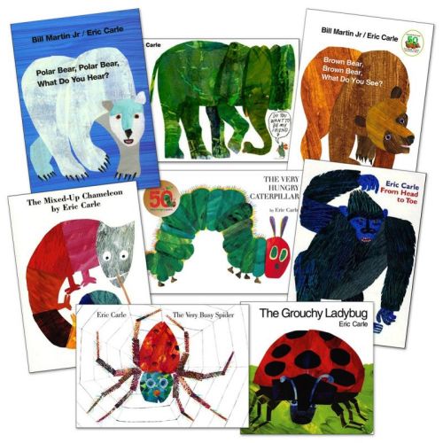 Eric Carle Board Book Set - Set of 8