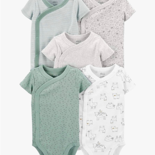 Simple Joys by Carter's unisex-baby 5-pack Side Snap Short-sleeve Bodysuit