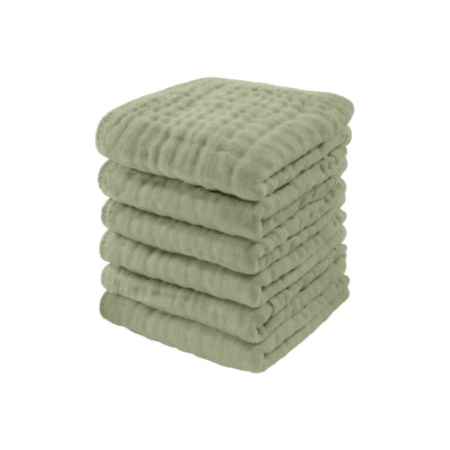 Muslin Washcloths - Pack of 6