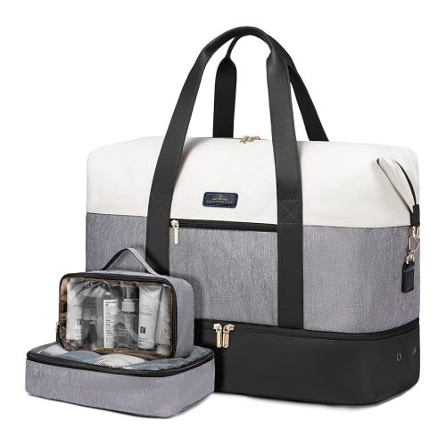 3-Piece Maternity Hospital Bag Set Spacious & Organized with 2 Dual Compartment Bags for New Moms – Pregnancy Essentials, Delivery Day, Hospital Stay