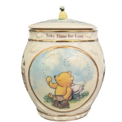 Vintage Disney Classic Pooh Porcelain Music Box working