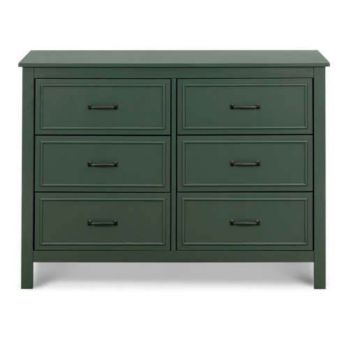 White DaVinci Charlie 6-Drawer Double Dresser | Modern Nursery™