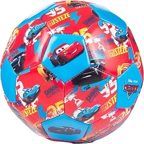 Disney Pixar Cars Soccer Ball, Repeat Print Youth Kids Mini Soccer Ball, Multi, Size 3