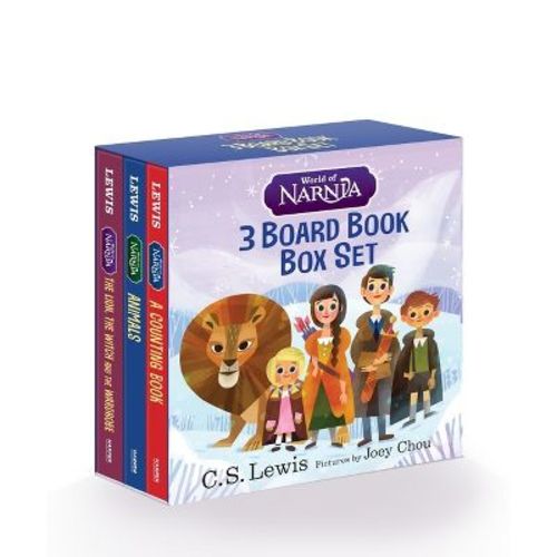 World of Narnia: 3 Board Book Box Set - (Chronicles of Narnia) by C S Lewis (Paperback)