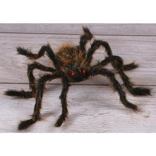 Fun World Posable Hairy Spider Black 30"