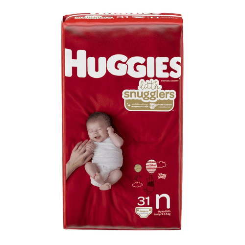 Huggies Little Snugglers Diaper, Newborn (PK/31)
