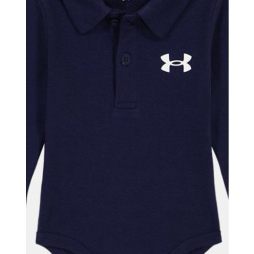 Newborn Boys' UA Polo Long Sleeve Bodysuit