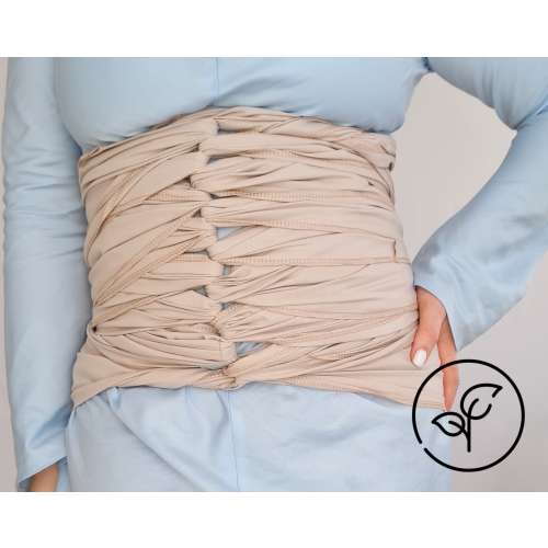 Benkung belly bind organic cotton, New mom self care, Postnatal belt, Organic Maternity belt for, Postpartum belly wrap