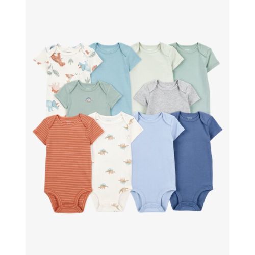 Baby 10-Pack Short-Sleeve Bodysuits - Carter's | Carter's